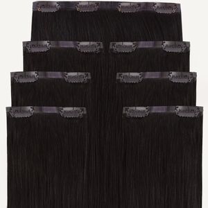 Elegant Dark Brown Clip-In Hair Extensions